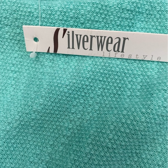 Women’s KnitTop Silverware Size S Teal NWT Roynd neck short sleeve - Picture 6 of 7